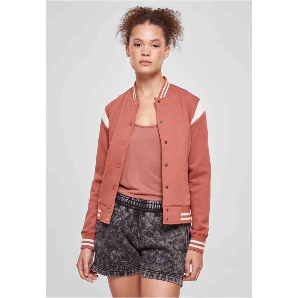 Urban Classics - Inset Sweat College jacket - Orange
